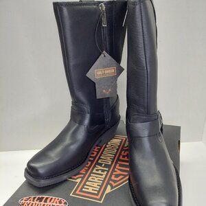 GENUINE HARLEY DAVIDSON Women's Korsen 10 Inch WP Fashion Harness Boots D87296